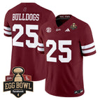 Maroon / #25 Bulldogs / S