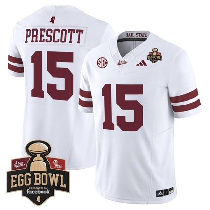 Men's Mississippi State Bulldogs 2025 Egg Bowl Vapor Limited Jersey - All Stitched
