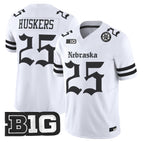 White / #25 Huskers / S