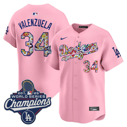 Men's Dodgers 2025 World Series Champions x Takashi Murakami Vapor Premier Limited Jersey - Stitched