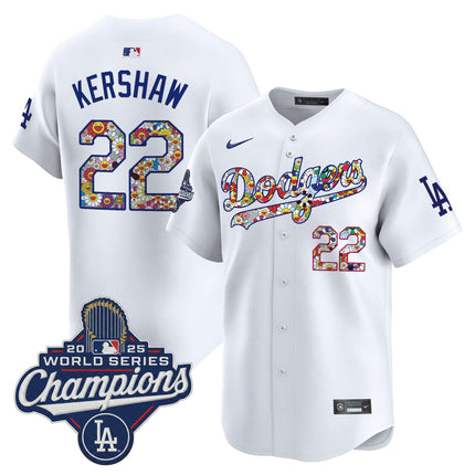 Men's Dodgers 2025 World Series Champions x Takashi Murakami Vapor Premier Limited Jersey - Stitched
