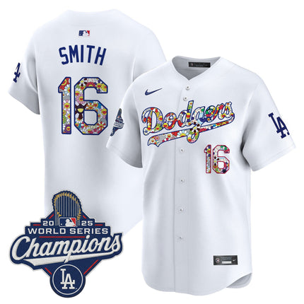 Men's Dodgers 2025 World Series Champions x Takashi Murakami Vapor Premier Limited Jersey - Stitched