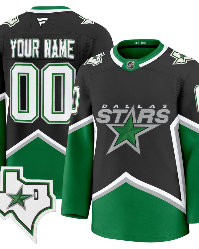 Dallas Stars '99 Throwback Premium Custom Jersey - All Stitched