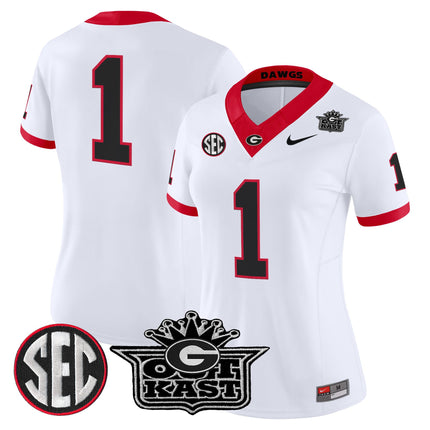 Women's Outkast x Georgia Bulldogs Vapor Limited Jersey - All stitched