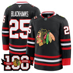 Black / #25 Blackhawks / S