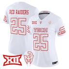 White / #25 Red Raiders / S