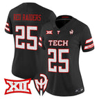 Black / #25 Red Raiders / S
