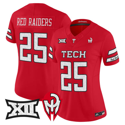 Women's Texas Tech Red Raiders 'Too Cold' Vapor Limited Jersey - Mahomes Collection - All Stitched