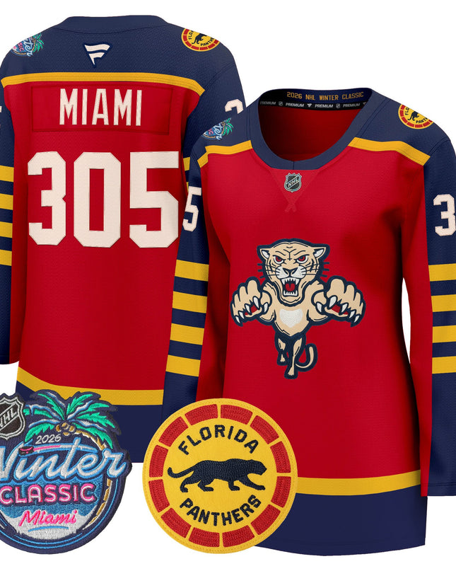 Florida Panthers 2026 Winter Classic Premium Jersey - All Stitched