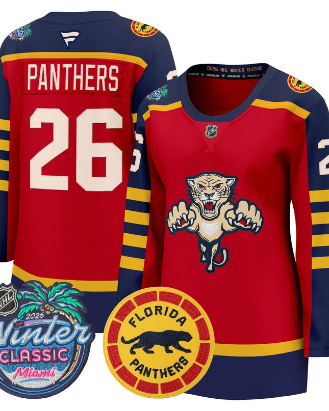 Florida Panthers 2026 Winter Classic Premium Jersey - All Stitched