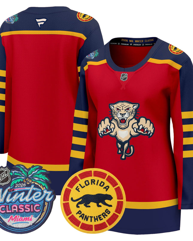 Florida Panthers 2026 Winter Classic Premium Jersey - All Stitched