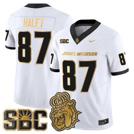 Men's James Madison Dukes 2025 Gold Vapor Limited Jersey - All Stitched