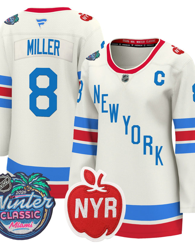 New York Rangers 2026 Winter Classic Premium Jersey - All Stitched