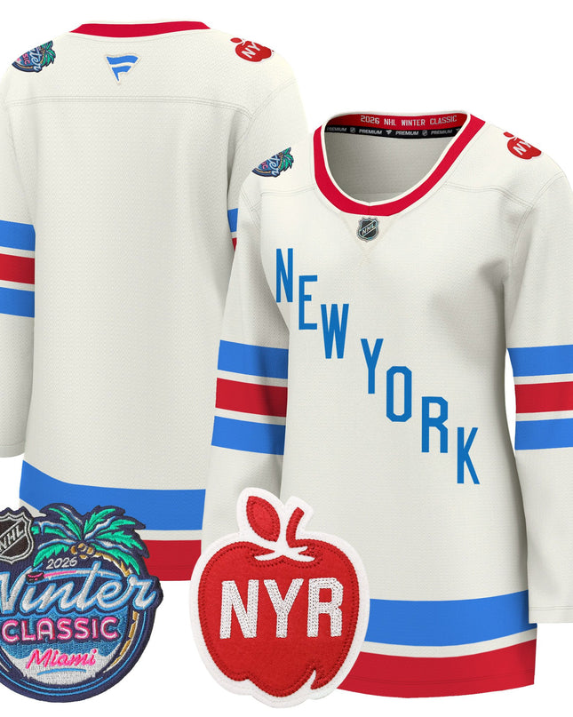 New York Rangers 2026 Winter Classic Premium Jersey - All Stitched