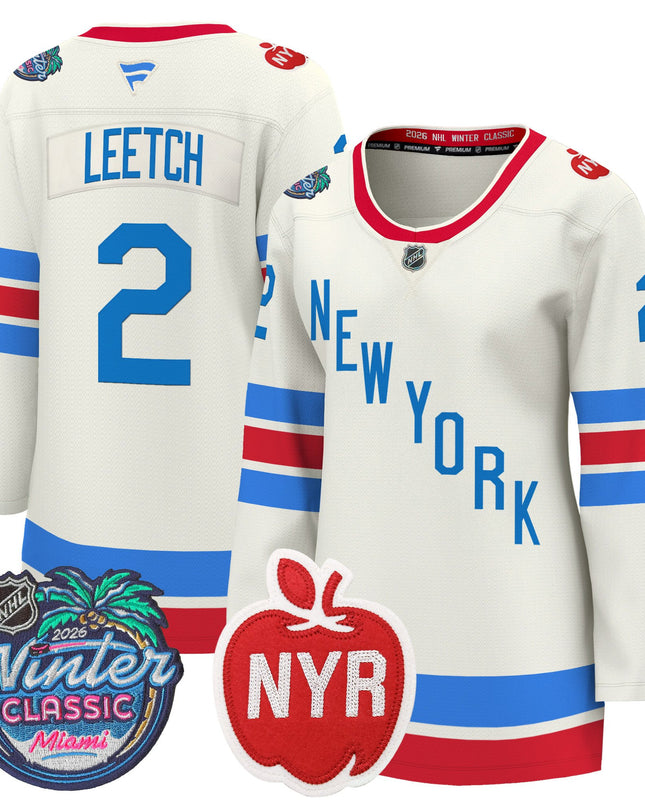 New York Rangers 2026 Winter Classic Premium Jersey - All Stitched