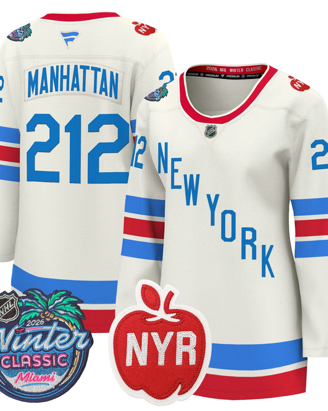 New York Rangers 2026 Winter Classic Premium Jersey - All Stitched