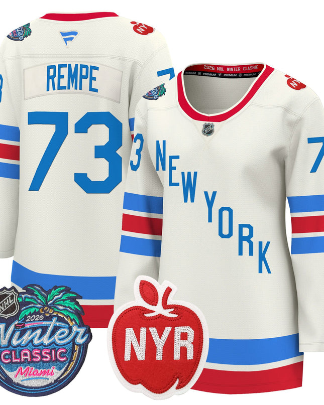 New York Rangers 2026 Winter Classic Premium Jersey - All Stitched
