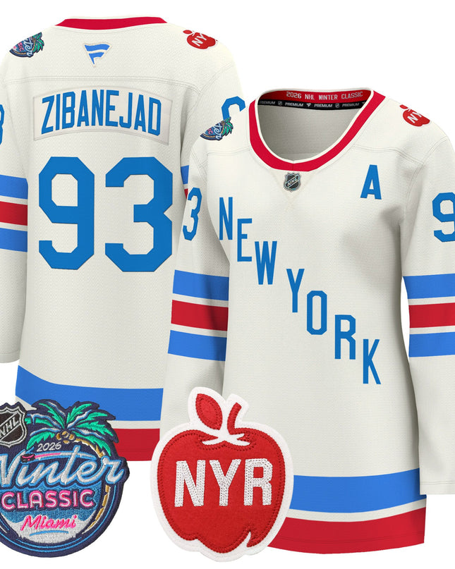 New York Rangers 2026 Winter Classic Premium Jersey - All Stitched