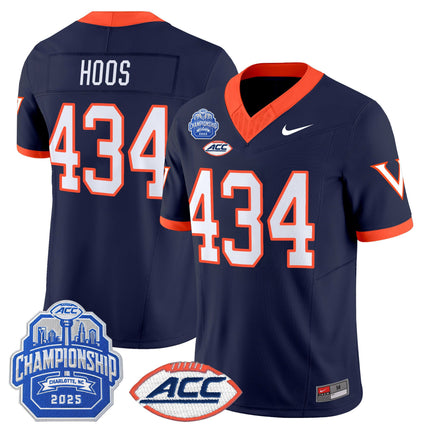 Men's Virginia Cavaliers 2025 ACC Championship Vapor Limited Jersey - All Stitched