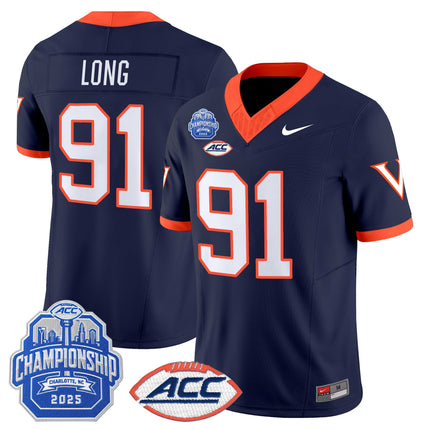 Men's Virginia Cavaliers 2025 ACC Championship Vapor Limited Jersey - All Stitched