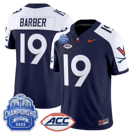 Men's Virginia Cavaliers 2025 ACC Championship Vapor Limited Jersey - All Stitched