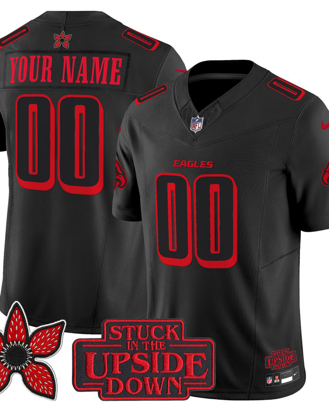 Philadelphia Eagles 'Stranger Things Edition' Vapor Limited Custom Jersey - All Stitched