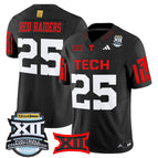 Black / #25 Red Raiders / S