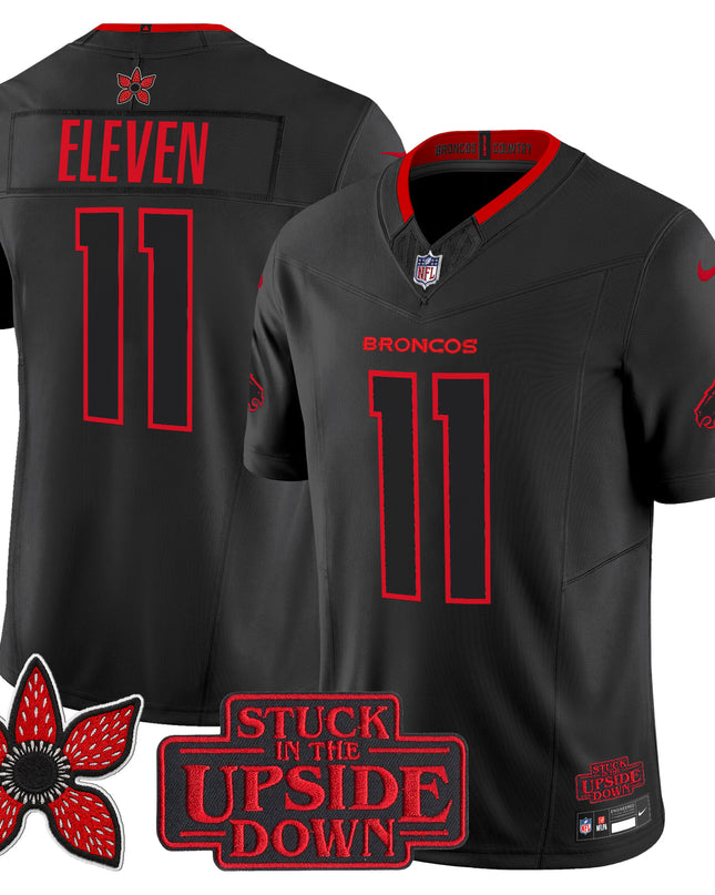 Denver Broncos 'Stranger Things Edition' Vapor Limited Jersey - All Stitched