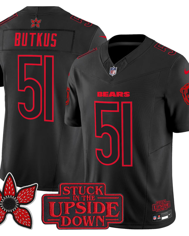 Chicago Bears 'Stranger Things Edition' Vapor Limited Jersey - All Stitched