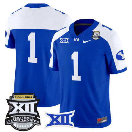 Men's BYU Cougars 2025 Big 12 Championship Vapor Limited Jersey - All Stitched