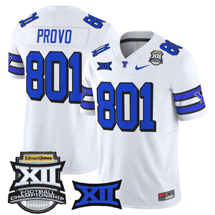 Men's BYU Cougars 2025 Big 12 Championship Vapor Limited Jersey - All Stitched