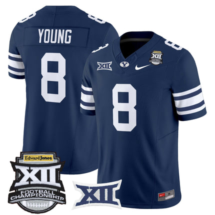 Men's BYU Cougars 2025 Big 12 Championship Vapor Limited Jersey - All Stitched