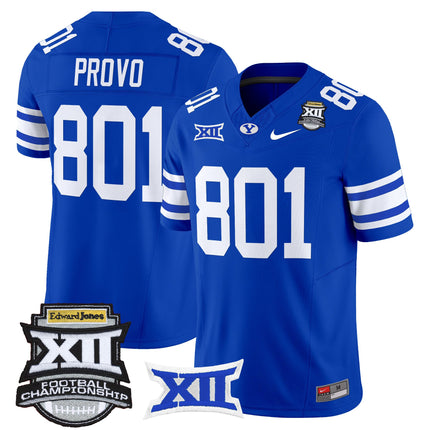 Men's BYU Cougars 2025 Big 12 Championship Vapor Limited Jersey - All Stitched