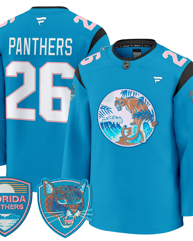 Florida Panthers "SoFlo Night Edition" Premium Jersey - Stitched