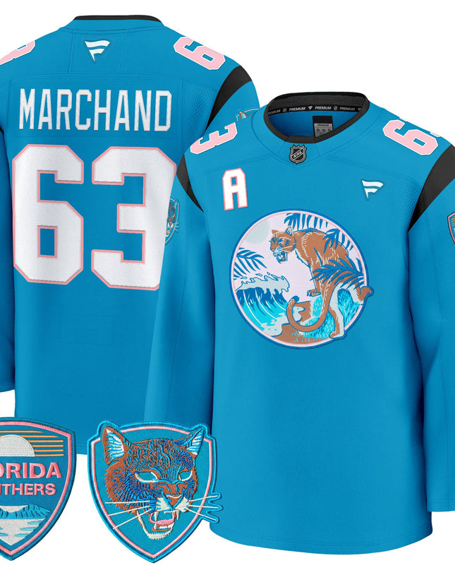 Florida Panthers "SoFlo Night Edition" Premium Jersey - Stitched