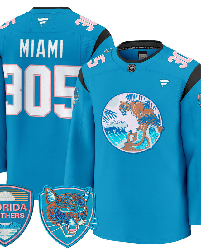 Florida Panthers "SoFlo Night Edition" Premium Jersey - Stitched