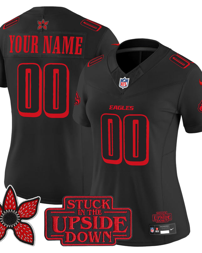 Philadelphia Eagles 'Stranger Things Edition' Vapor Limited Custom Jersey - All Stitched