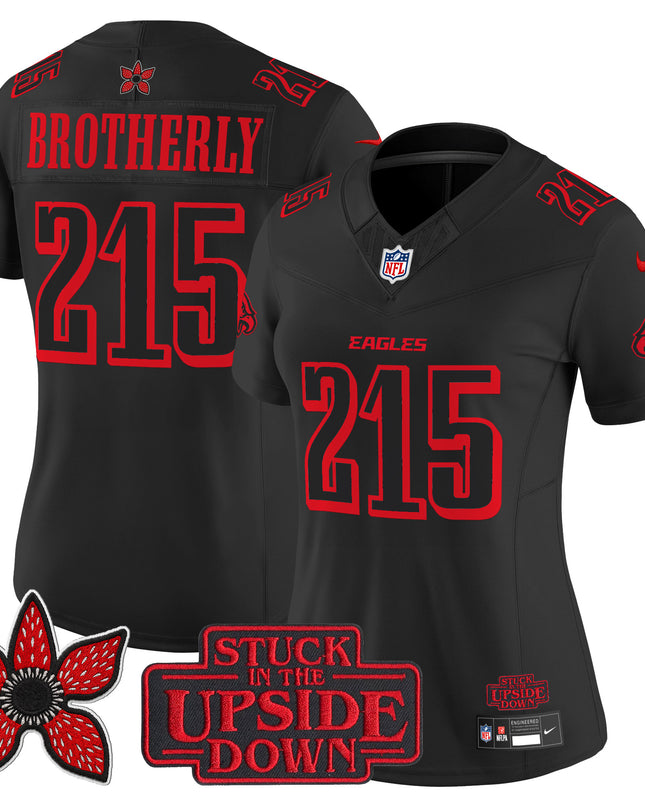 Philadelphia Eagles 'Stranger Things Edition' Vapor Limited Jersey - All Stitched