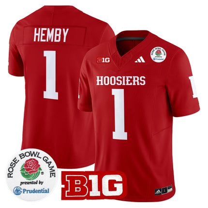 Men's Indiana Hoosiers 2025 Rose Bowl Vapor Limited Jersey - All Stitched
