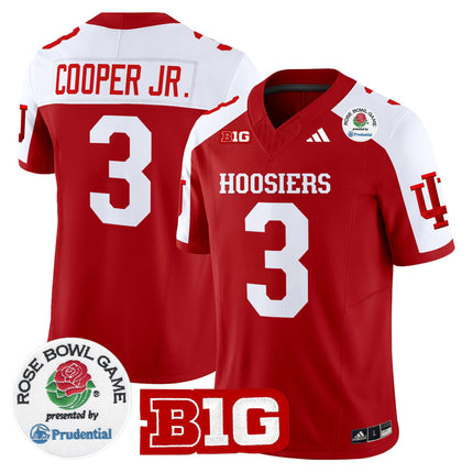Men's Indiana Hoosiers 2025 Rose Bowl Vapor Limited Jersey - All Stitched