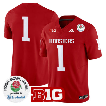 Men's Indiana Hoosiers 2025 Rose Bowl Vapor Limited Jersey - All Stitched