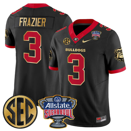 Men's Georgia Bulldogs Sugar Bowl Patch Vapor Limited Jersey - All Stitched