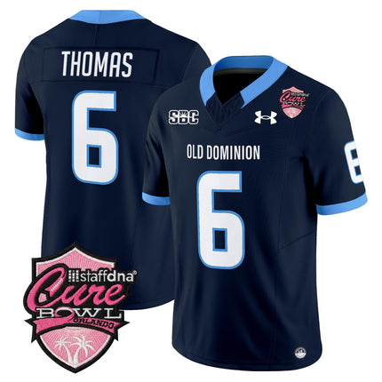 Men's Old Dominion Monarchs 2025 Cure Bowl Vapor Limited Jersey - All Stitched