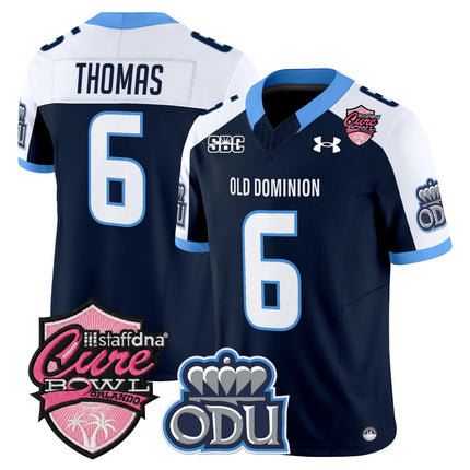 Men's Old Dominion Monarchs 2025 Cure Bowl Vapor Limited Jersey - All Stitched