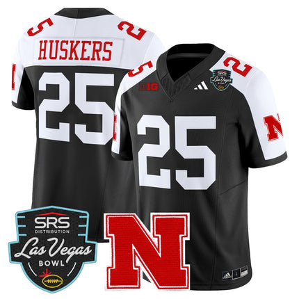 Men's Nebraska Cornhuskers 2025 Las Vegas Bowl Vapor Limited Jersey - All Stitched