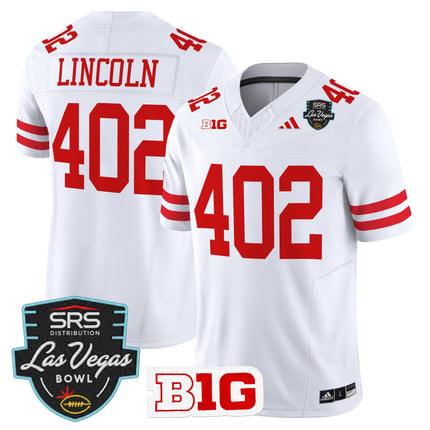Men's Nebraska Cornhuskers 2025 Las Vegas Bowl Vapor Limited Jersey - All Stitched