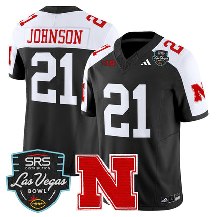Men's Nebraska Cornhuskers 2025 Las Vegas Bowl Vapor Limited Jersey - All Stitched