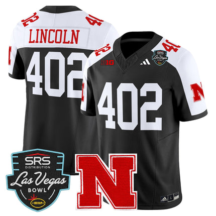 Men's Nebraska Cornhuskers 2025 Las Vegas Bowl Vapor Limited Jersey - All Stitched