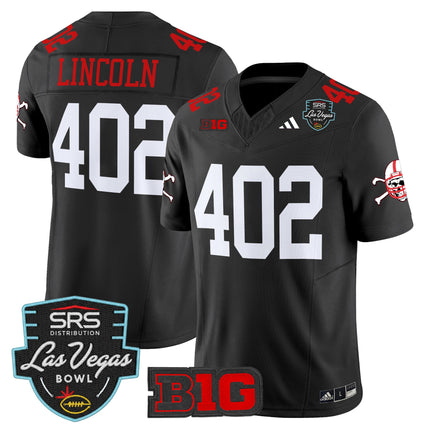 Men's Nebraska Cornhuskers 2025 Las Vegas Bowl Vapor Limited Jersey - All Stitched
