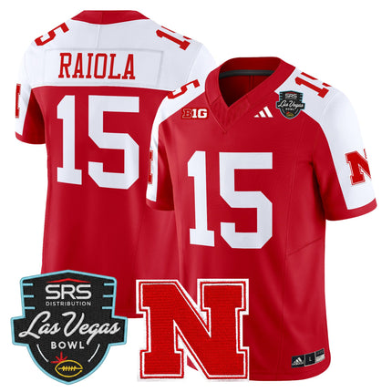 Men's Nebraska Cornhuskers 2025 Las Vegas Bowl Vapor Limited Jersey - All Stitched
